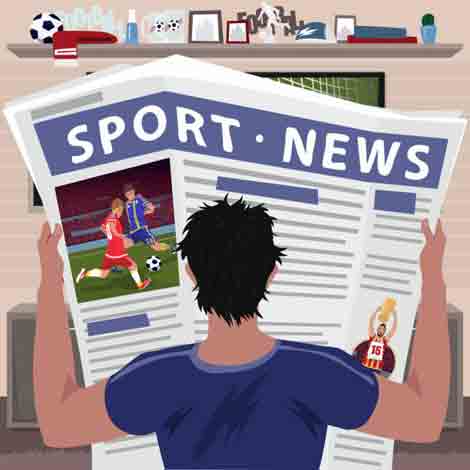 Sports coverage